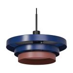 Ledvance LED Pendant Decor Layers Pendant Steel Blue | Suitable for 1x E27