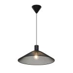 D'Lite Pendant Lynck Metal And Plastic Frosted Black | Suitable For 1x E27