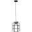 Brilliant Gwen Pendant Metal Wood Black | 250mm - Suitable for 1x E27