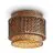 Good&Mojo Ceiling Light Bhutan Bamboo Brown S | Suitable for 1x E27 
