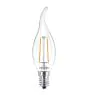Philips Corepro LED Candle E14 Bent-tip Filament Clear 2W 250lm - 827 Extra Warm White | Replaces 25W