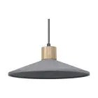 Ledvance Decor Concrete/Steel/Wood Pendant 320 Dark Grey | Suitable for E27