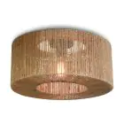 Good&Mojo Ceiling Light Iguazu Textile Brown S | Suitable for 1x E27 