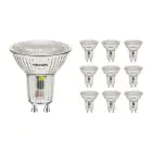 Multipack 10x Noxion LED Spot GU10 PAR16 3.6W 345lm 36D - 840 Cool White | Replaces 50W
