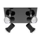 Eglo Ceiling Light Tamara 1 Steel Black Chrome 4x2.8W 4x250lm - 830 Warm White | IP44 - Incl. 4x GU10
