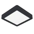 Eglo Ceiling Light Fueva 6 Plastic Black 7W 1100lm - 827-840-865 CCT
