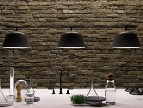 Dining Table Lighting in a home